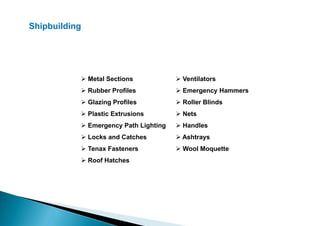 Shipbuilding Metal Sections
