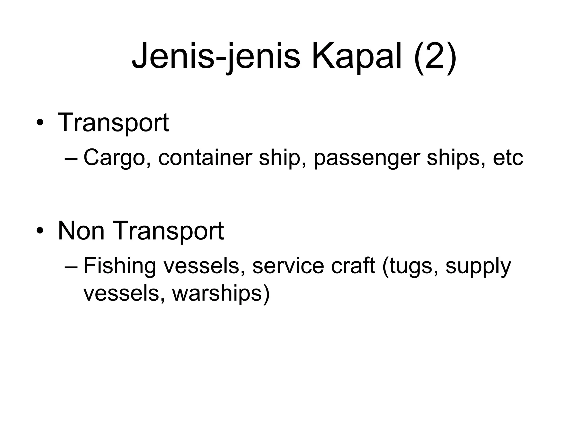 Ship classification and types | PPTX
