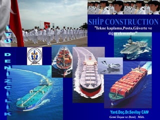 “Tekne kaplama,Posta,Güverte ve
                   diğer elemanlar”




6/25/2010                                      1

                    Gemi İnşaa ve Deniz Müh.
 