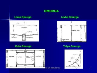 OMURGA
  Lama Omurga                                 Levha Omurga




    Kutu Omurga                                Yalpa Omurga




6/25/2010         Sevilay CAN 2008&2009 Güz                   2
 