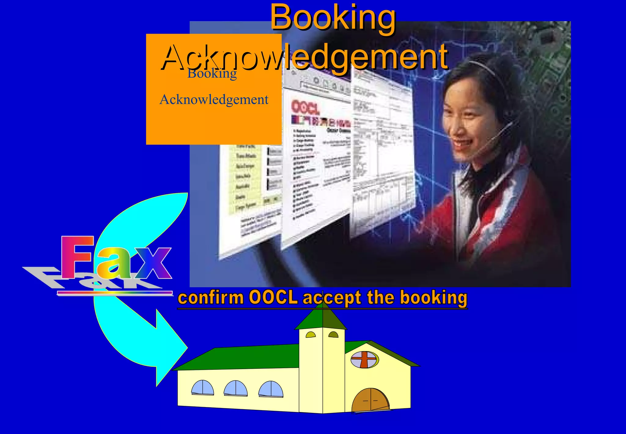 Booking Acknowledgement Booking  Acknowledgement 