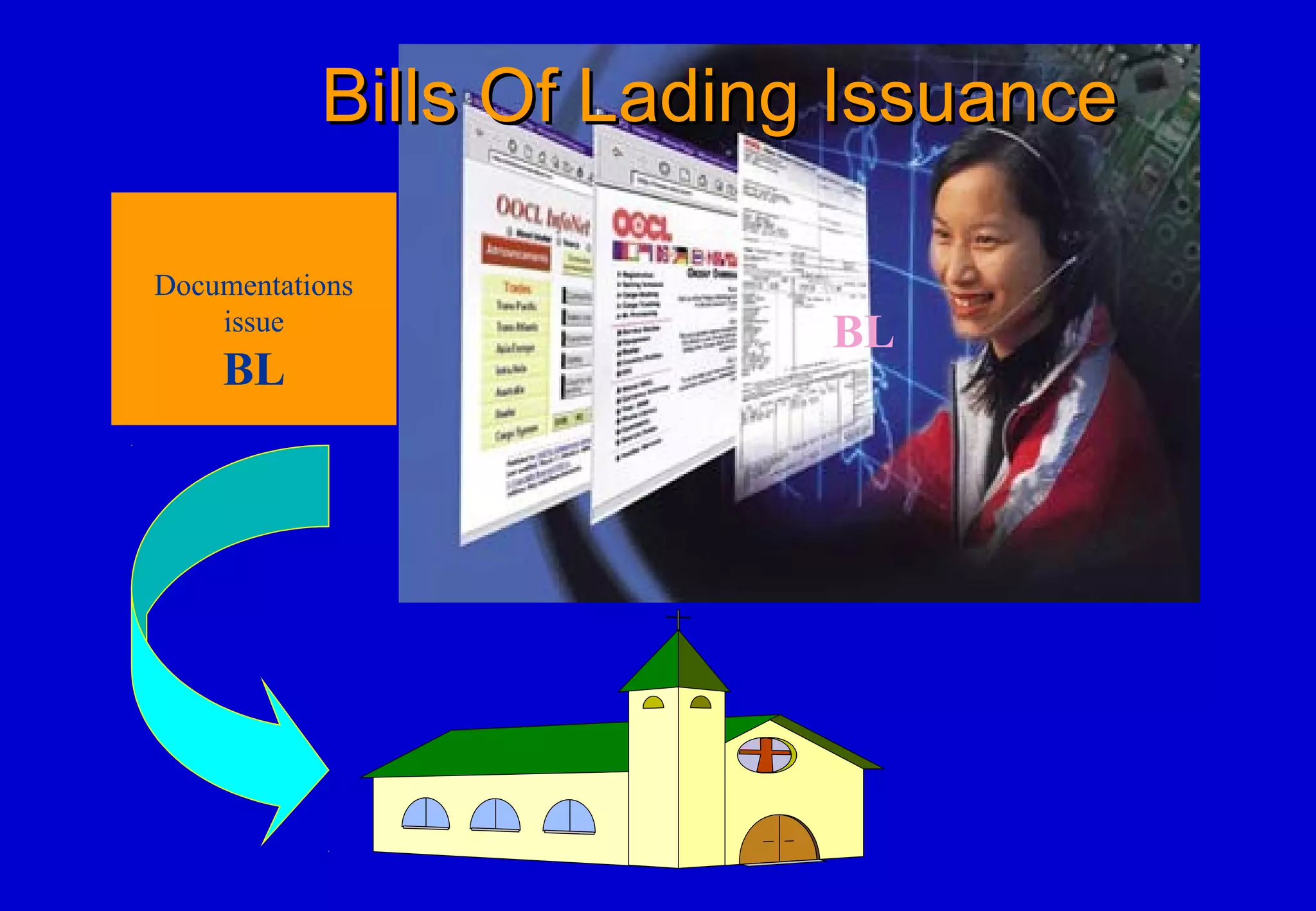 Documentations
issue
BL
Bills Of Lading IssuanceBills Of Lading Issuance
BL
 