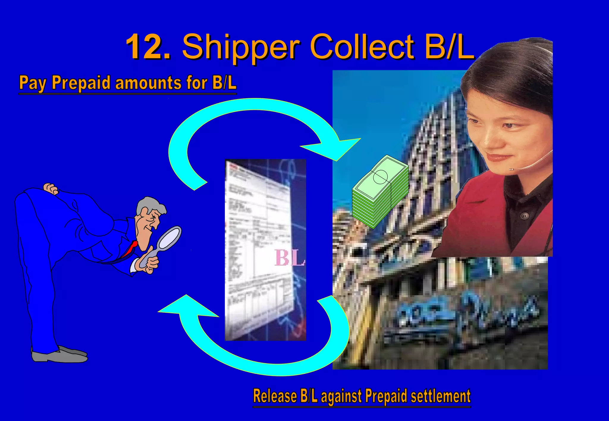 12.12. Shipper Collect B/LShipper Collect B/L
 