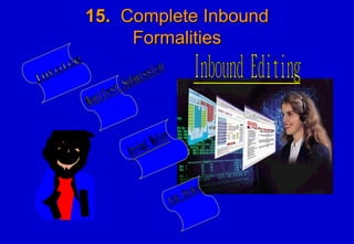 15.15. Complete InboundComplete Inbound
FormalitiesFormalities
 