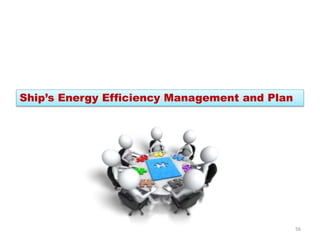 56
Ship’s Energy Efficiency Management and Plan
 
