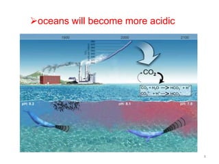 8
oceans will become more acidic
 