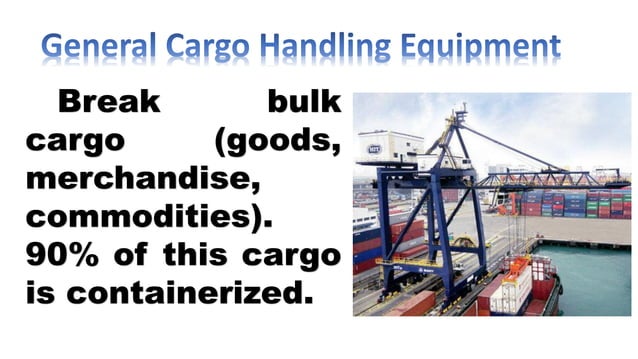 Ship and port loading and discharging equipment | PDF | Cruises ...