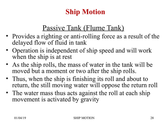 Ship Motion and Stresses | PPT | Physics | Science