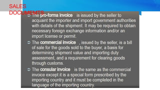 SALES
DOCUMEMTS
 