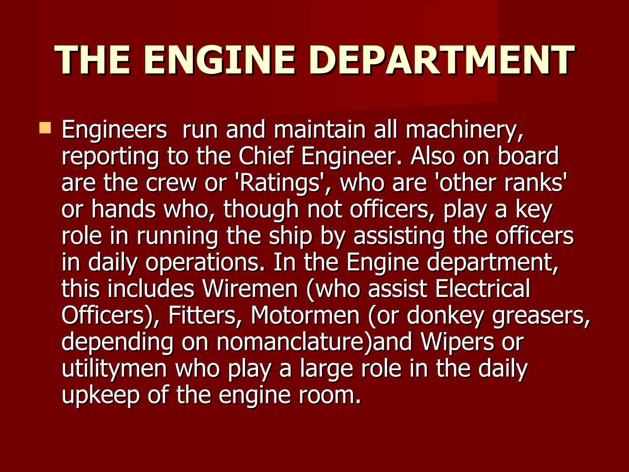 Ship Organization | PPT