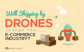 E-COMMERCE
DRONESc h a n g e t h e
Will Shipping by
INDUSTRY?
 