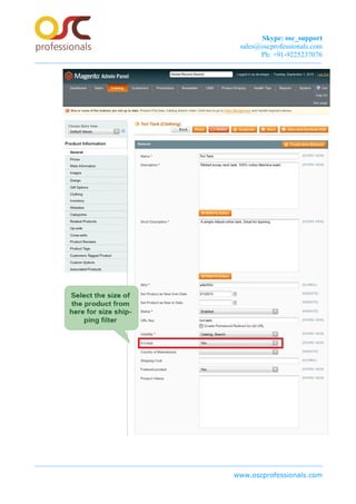 Skype: osc_support
sales@oscprofessionals.com
Ph: +91-9225237076
www.oscprofessionals.com
 
