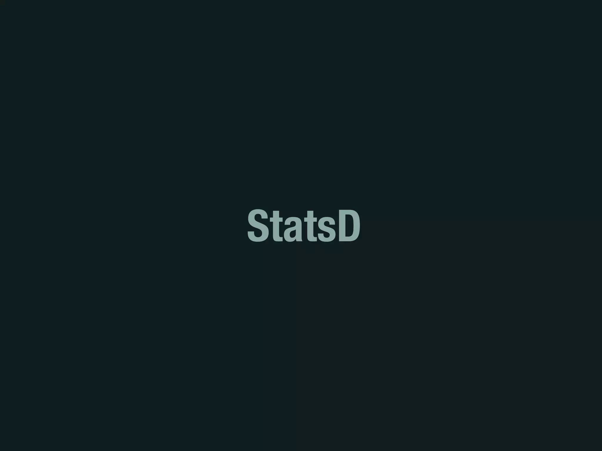 StatsD
 