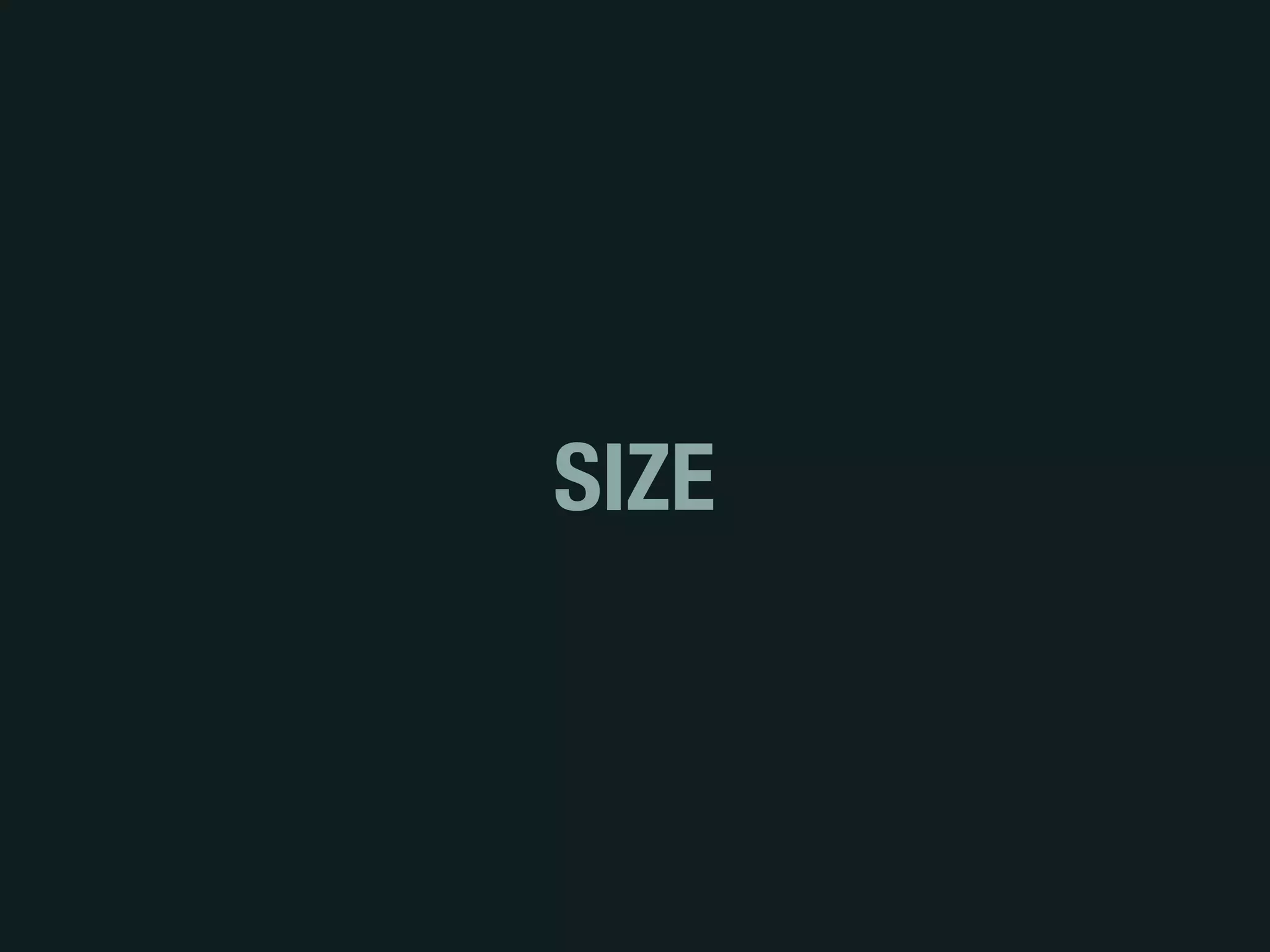 SIZE
 