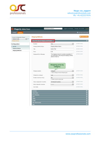 Skype: osc_support
sales@oscprofessionals.com
Ph: +91-9225237076
www.oscprofessionals.com
 