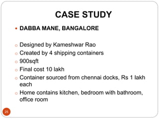 Shipping container architecture | PPTX