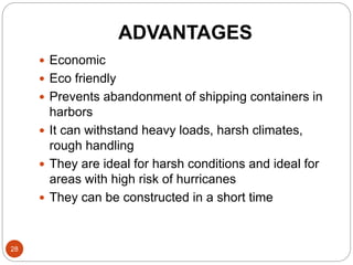 Shipping container architecture | PPTX