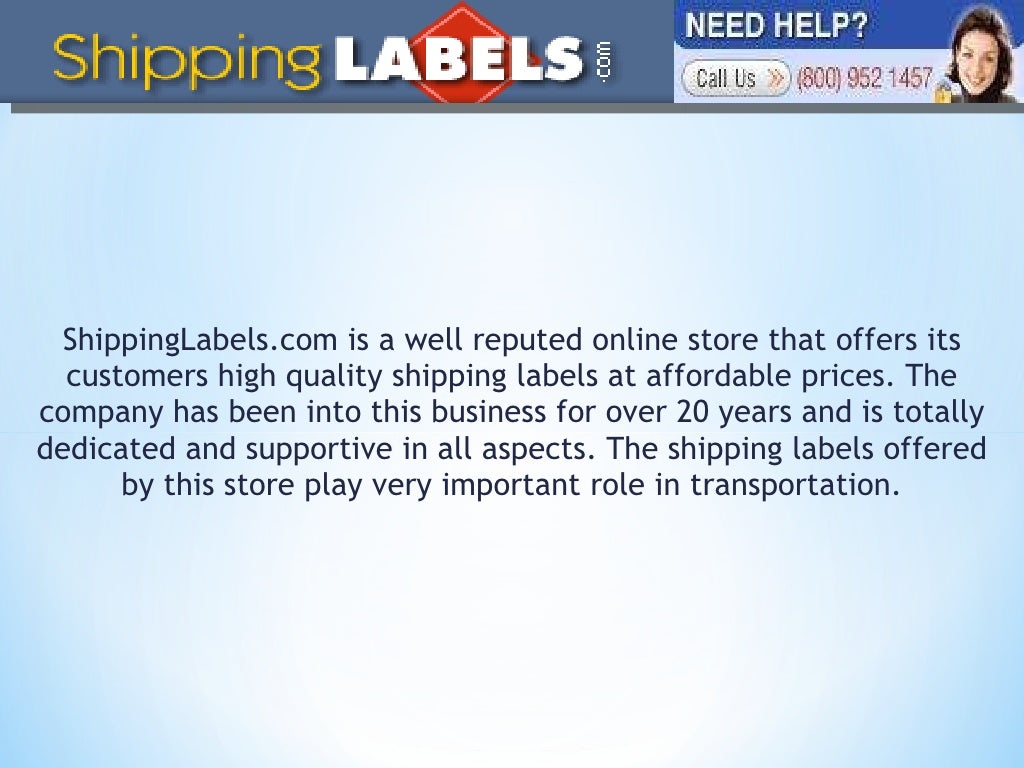 Provides High Quality Inspection Labels