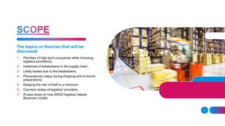 Shipping methods n dutt