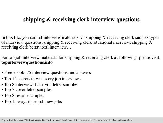 job description for shipping and receiving
