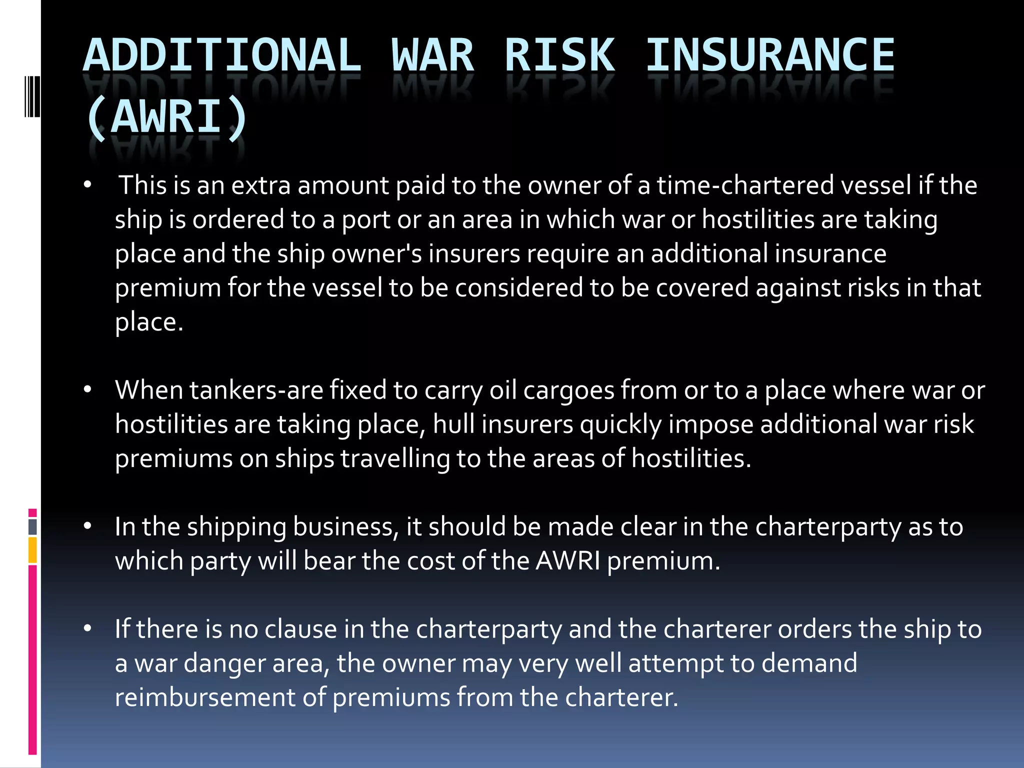Ship terminologies – organizations & chartering | PPTX