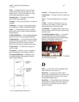 Ship Terminology Examples Ship terms | PDF