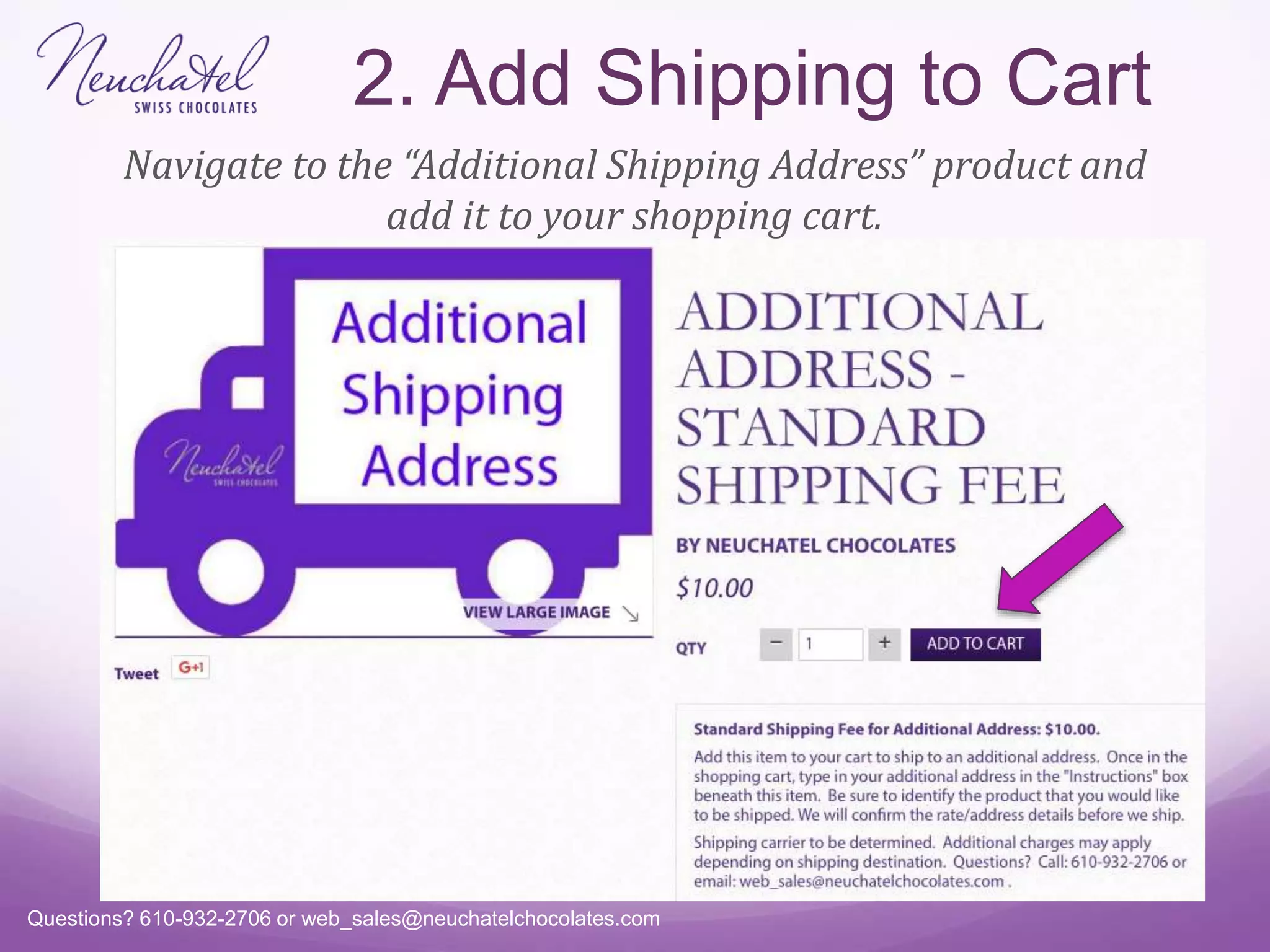 Ship to multiple addresses PPT