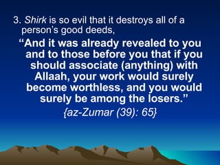 Shirk for Dummies! | PPT