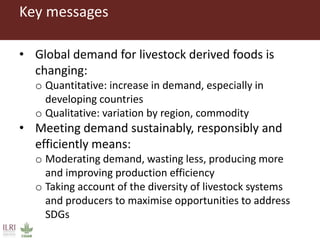 Food of animal origin: Demand and diversity
