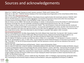 Food of animal origin: Demand and diversity