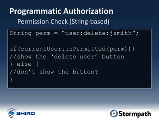 Intro to Apache Shiro | PPTX