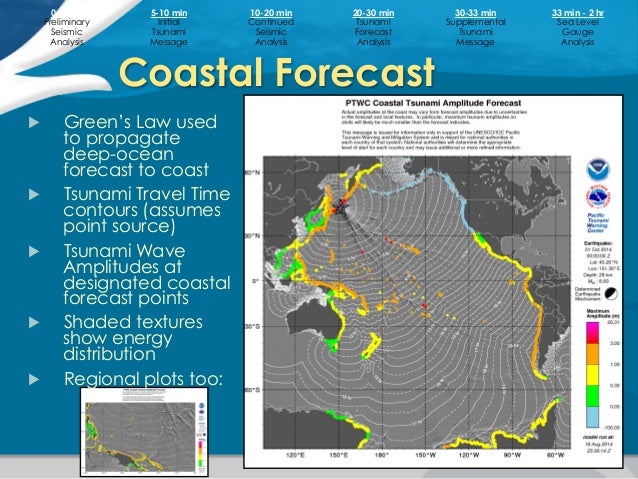 Pacific tsunami warning center map