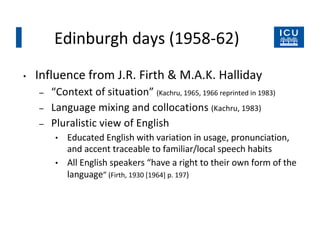 Jr Firth Do WE still matter? Changes and continuity in research on world ...