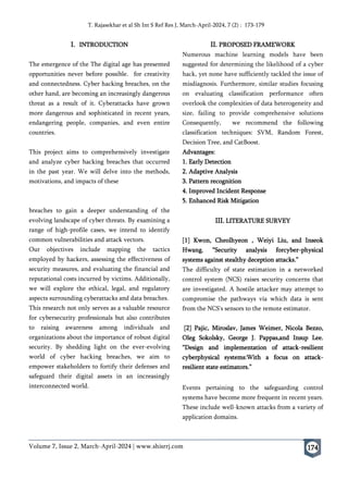 ieee cyber attack paper with machine Learning | PDF