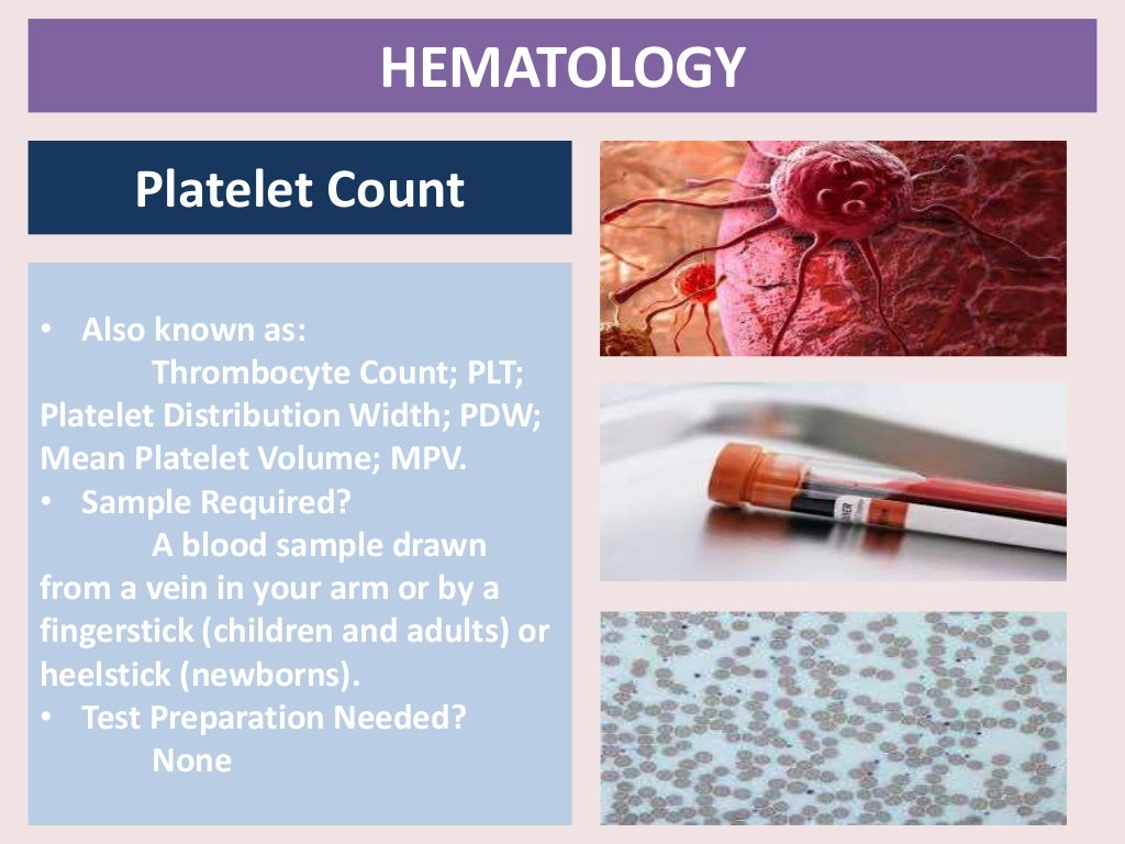 HEMATOLOGY Laboratory Tests