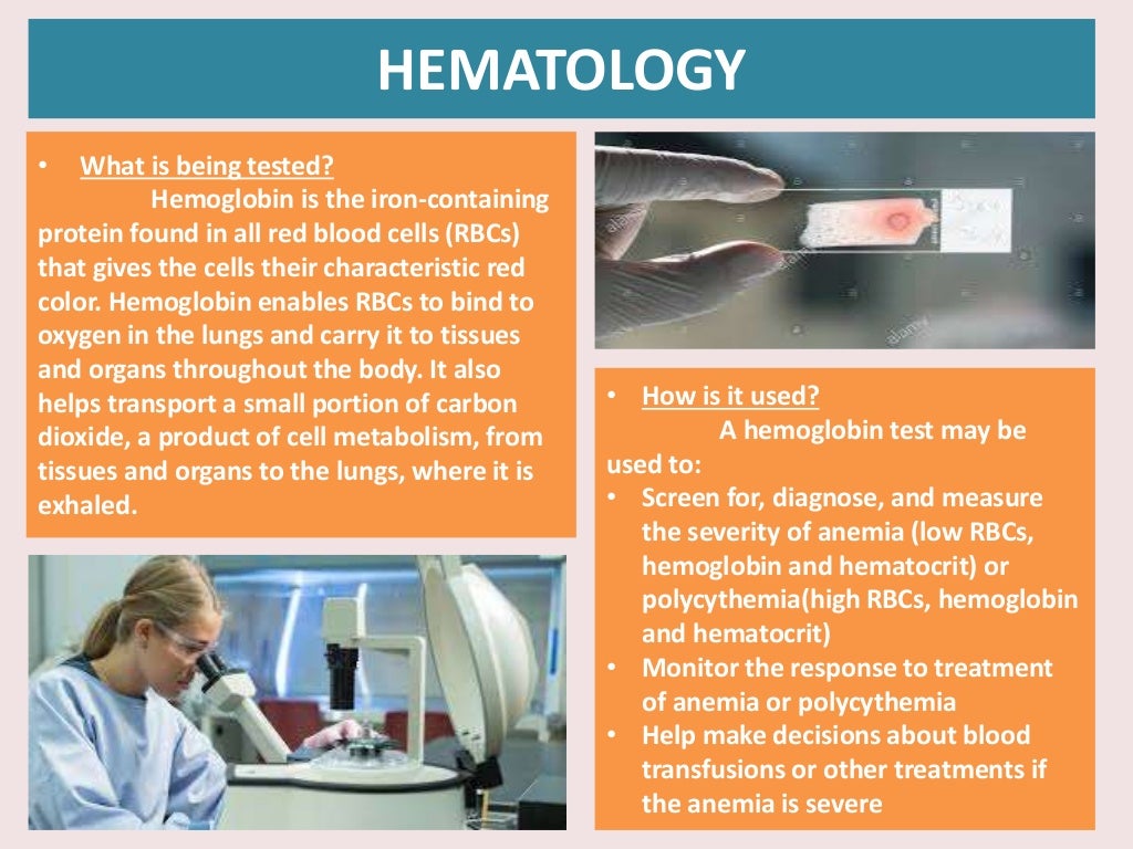 HEMATOLOGY Laboratory Tests