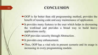 Object Oriented Programming | PPT