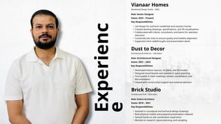 Shivam Kumar – Architecture & Design Portfolio with 2D/3D Visuals | PPTX