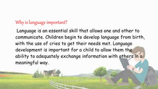 Language development in early childhood period | PPTX | Parenting ...