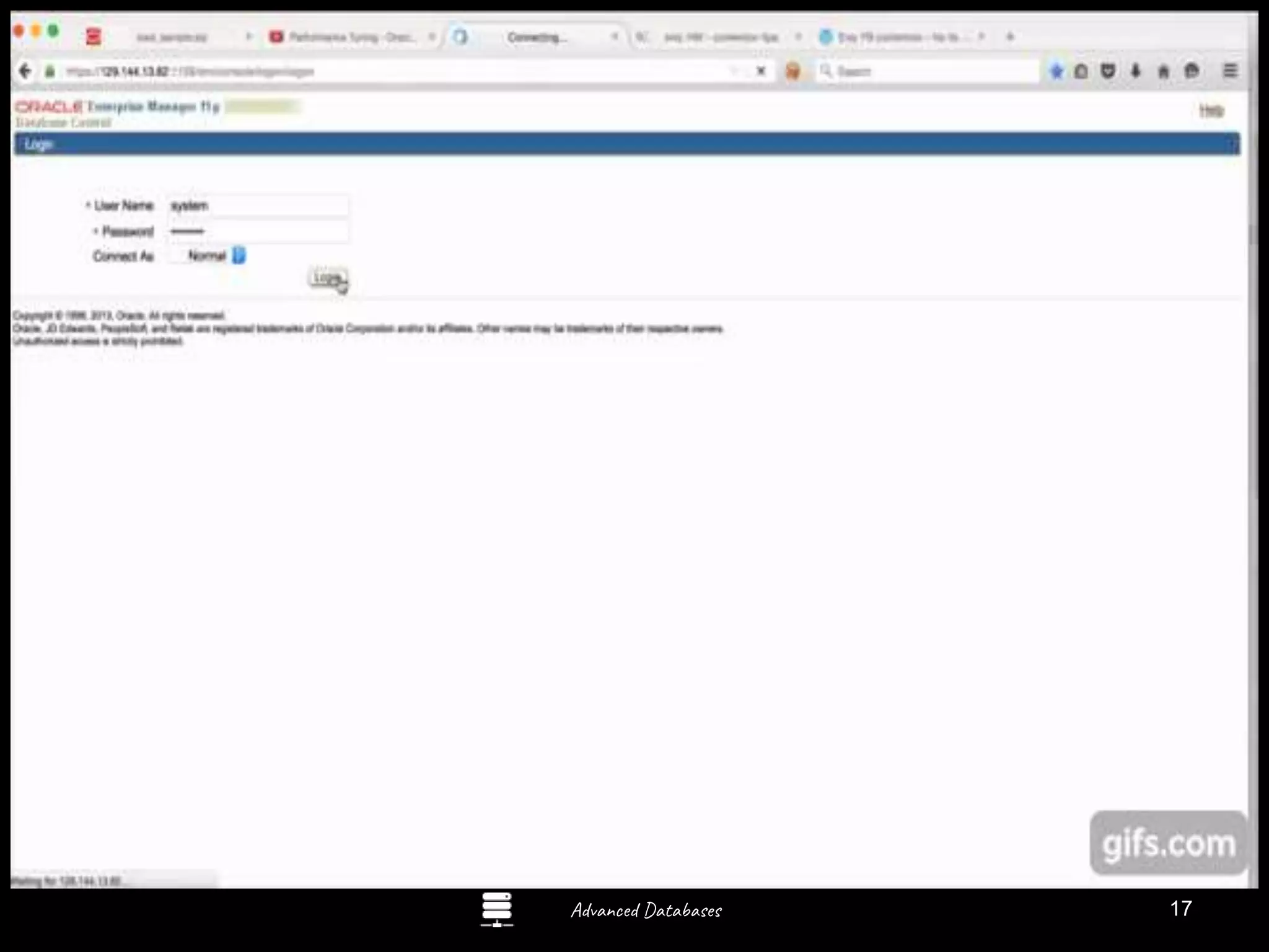 Advanced Databases 17
 