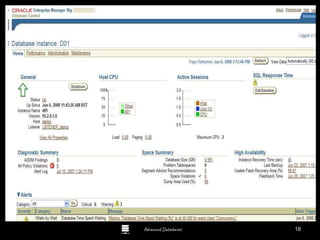 Advanced Databases 18
 