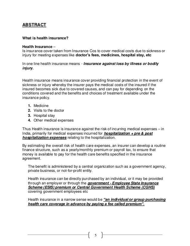 health insurance essay topics