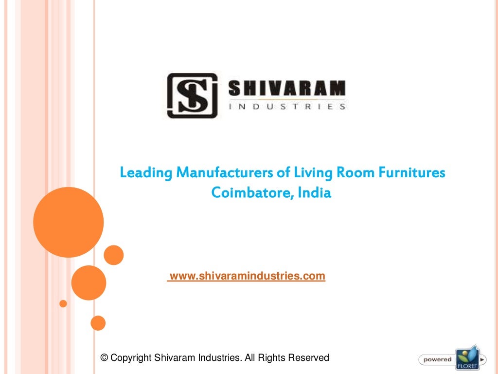 Living Room Furniture Manufacturers in Tamil Nadu