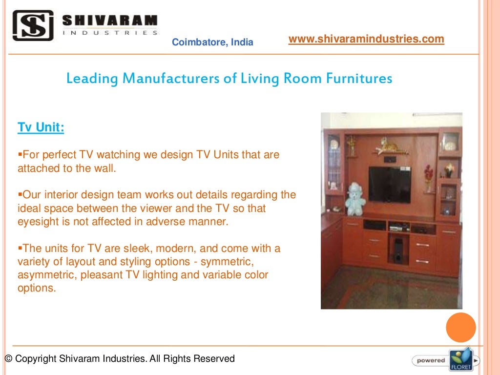 Living Room Furniture Manufacturers in Tamil Nadu