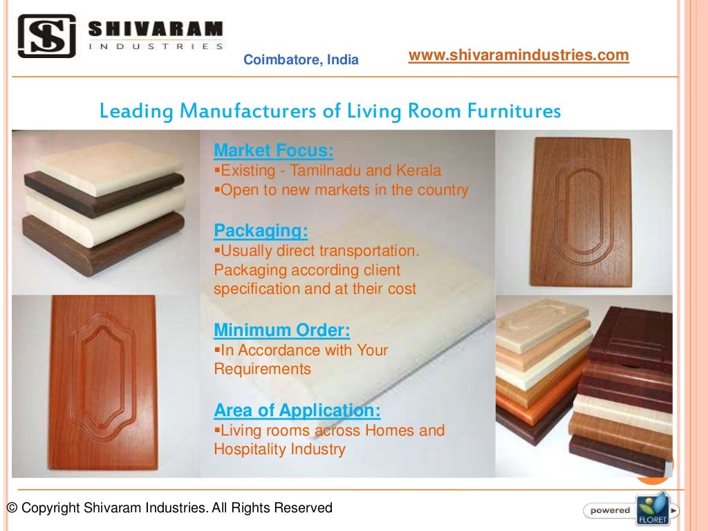 Living Room Furniture Manufacturers in Tamil Nadu