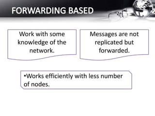 Intro to DTN and routing classification