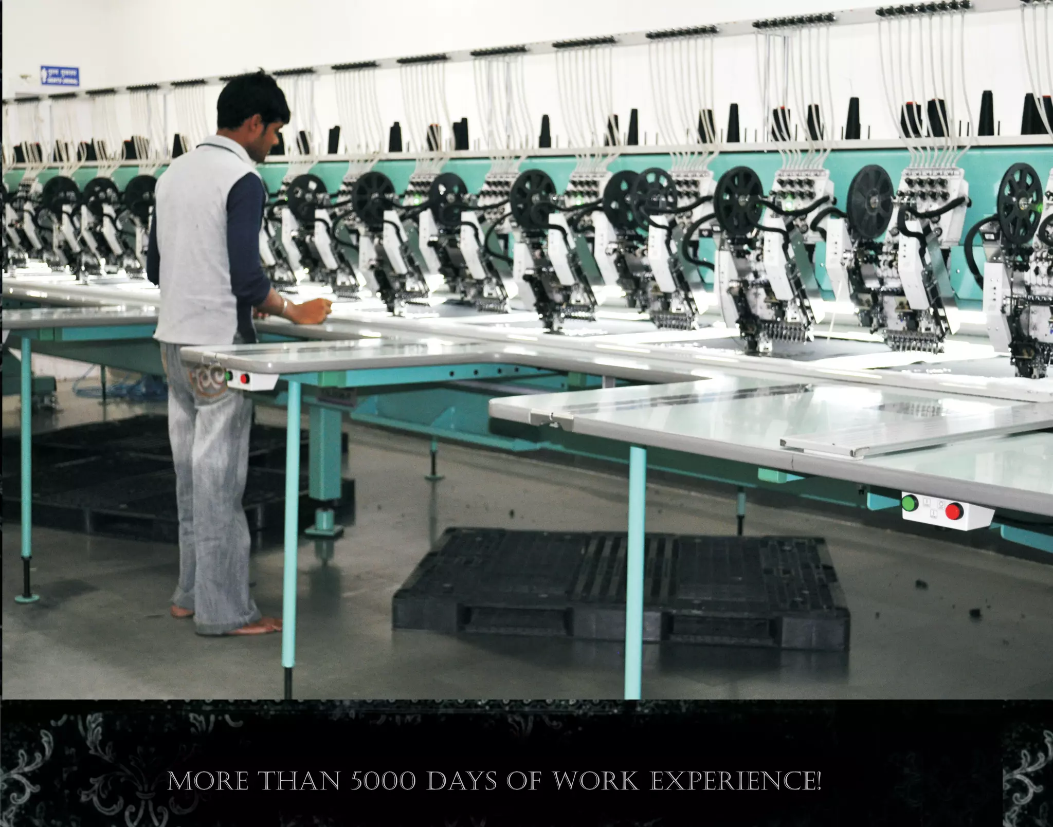 More than 5000 days of work Experience!
 