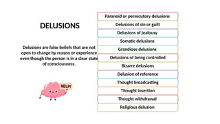 Delusion Reference Comprehensive Overview of Schizophrenia Symptoms and Cognitive ...