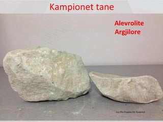 Kampionet tane
Alevrolite
Argjilore
Ese Dhe Projekte Per Studentet
 
