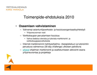 SäHköInen KaupankäYnti 2015 Tulosaineisto Mikkola 041209